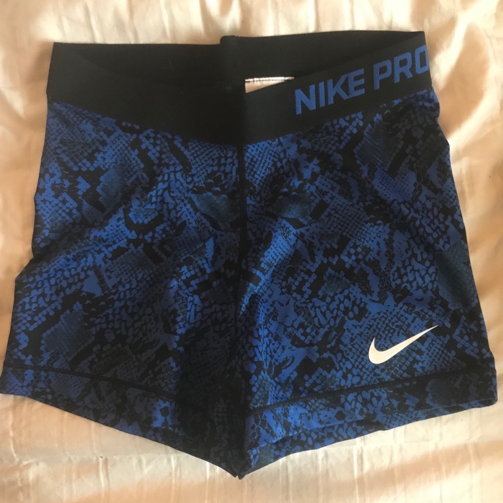Nike Pro Dri-Fit Pattern Spandex Shorts (Sliders)